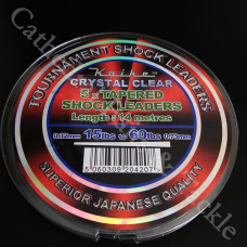 Tapered Shock Leader 15lb to 60lb Clear Japanese Tournament Quality